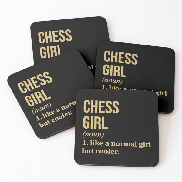 Item preview, Chess Girl Definition in Gold designed and sold by XCIV.