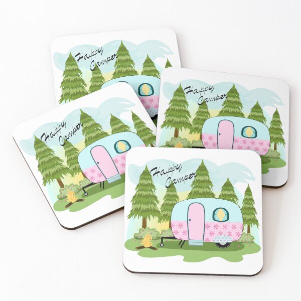Item preview, Happy Camper - Camping  designed and sold by Ayesha Saleem.