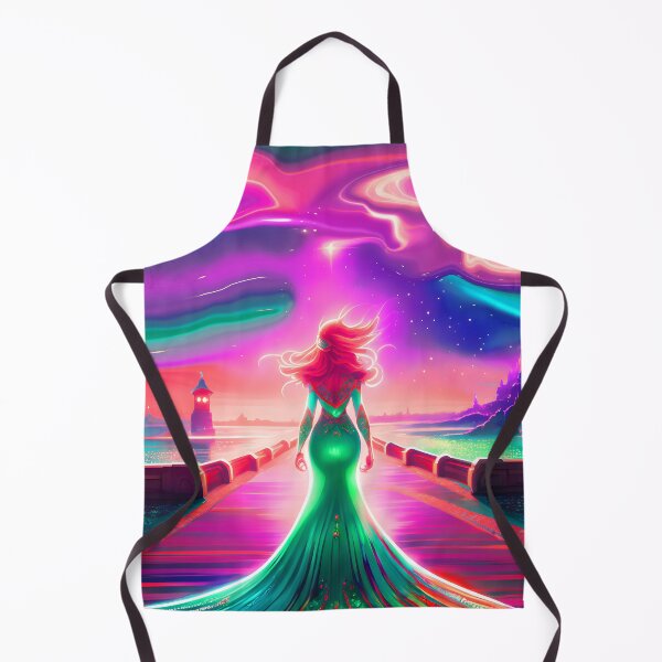 Item preview, Mermaid Vibes Water Nymph on Land with Liquid Sky 4 of 4 designed and sold by Beachy.