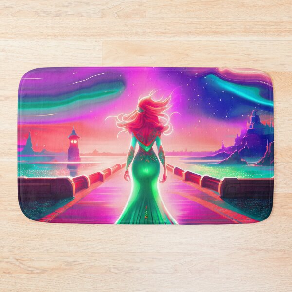 Item preview, Mermaid Vibes Water Nymph on Land with Liquid Sky 4 of 4 designed and sold by Beachy.