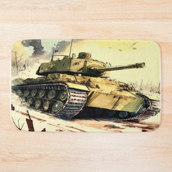 Item preview, Tank watercolor designed and sold by Procerto.