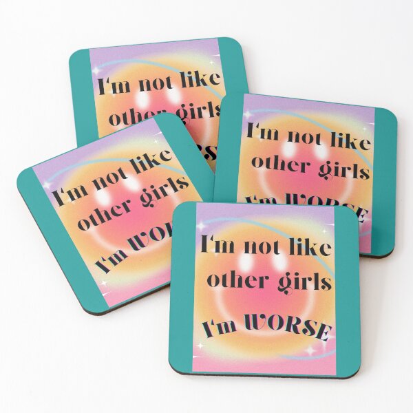 Item preview, I'm not like other girls I'm worse Throw Pillow designed and sold by mattievictoriaf.