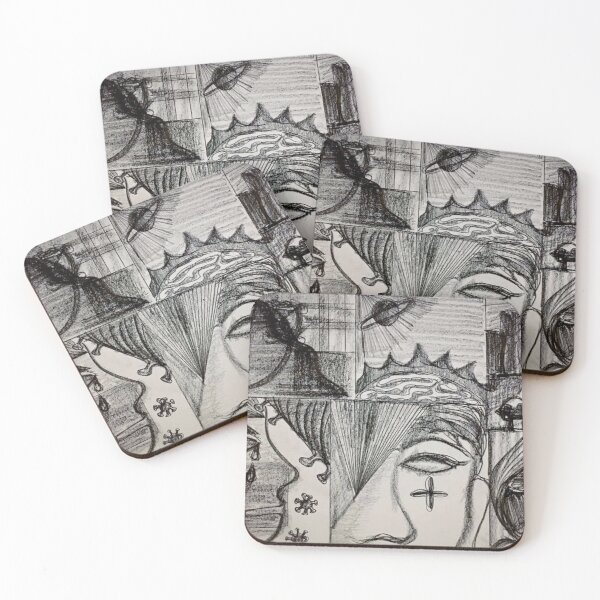 Item preview, black and white fantasy designed and sold by Anchalee Montag.