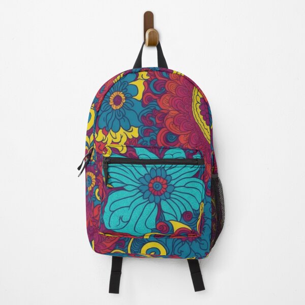 Item preview, Flower Power Colourful Flower Pattern designed and sold by druidwolfart.