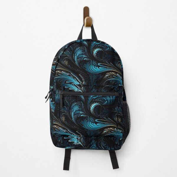 Item preview, Blue Luminescent Leaves Fractal Pattern designed and sold by Sturdust.