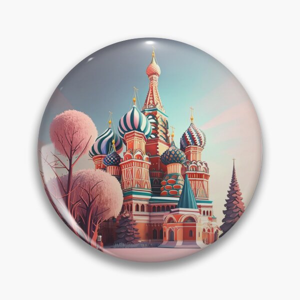 Aperçu de l'œuvre Russie Le Kremlin dans le futur aquarelle créée et vendue par Procerto.