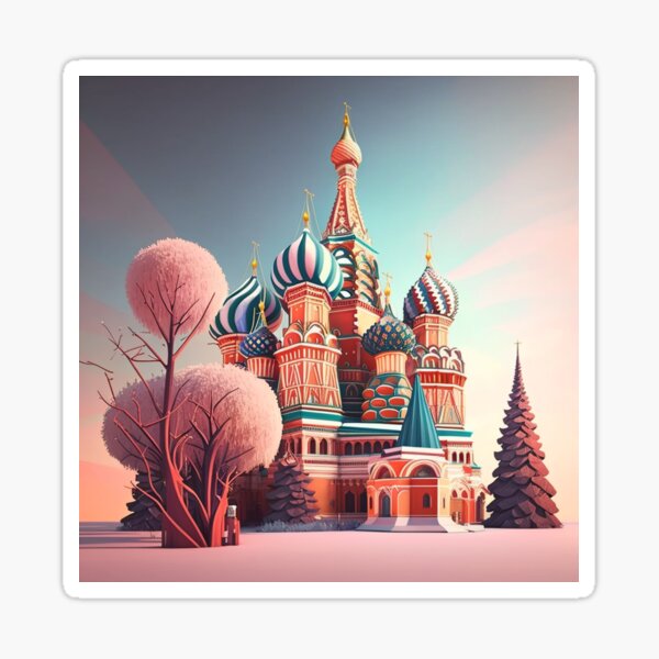 Item preview, Russia The Kremlin in the future watercolor designed and sold by Procerto.
