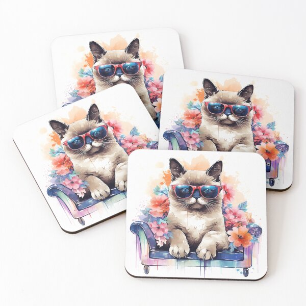 Item preview, Cat watercolor A1 designed and sold by Pennapadigi.
