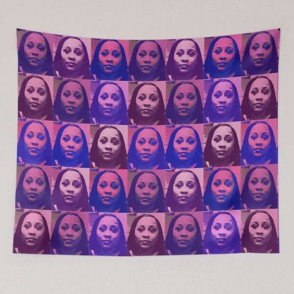 Aperçu de l'œuvre Fani Willis - Superstar - Roses et Lilas créée et vendue par Thelittlelord.