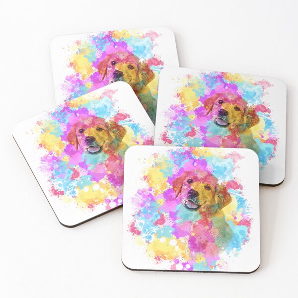 Item preview, Golden retriever painting designed and sold by ksdesignsart.