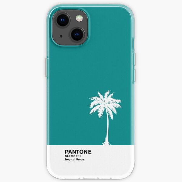 Tropical Green Pantone iPhone Soft Case