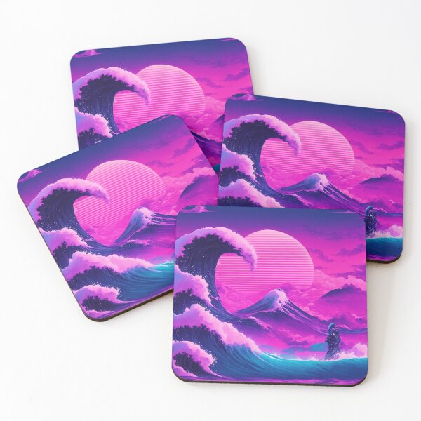 Item preview, Cosmic Fusion: Synthwave Space and The Great Wave Convergence designed and sold by RedArtG09.