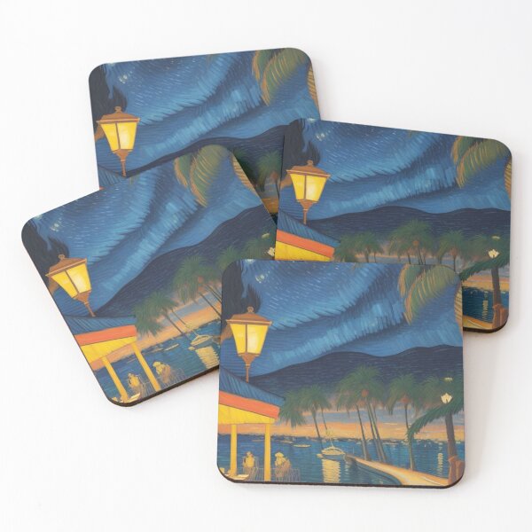 Item preview, Beach vacation in france Vincent Van Gogh designed and sold by Starry night Cherry blossom.