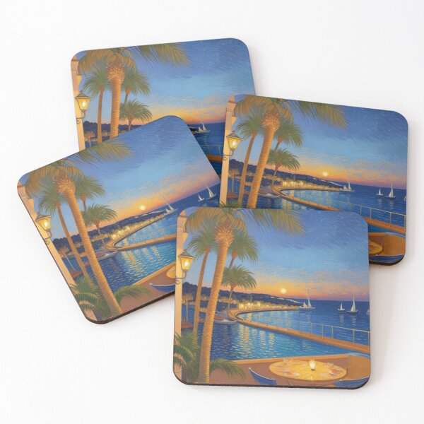 Item preview, Beach vacation in france Vincent Van Gogh designed and sold by Starry night Cherry blossom.