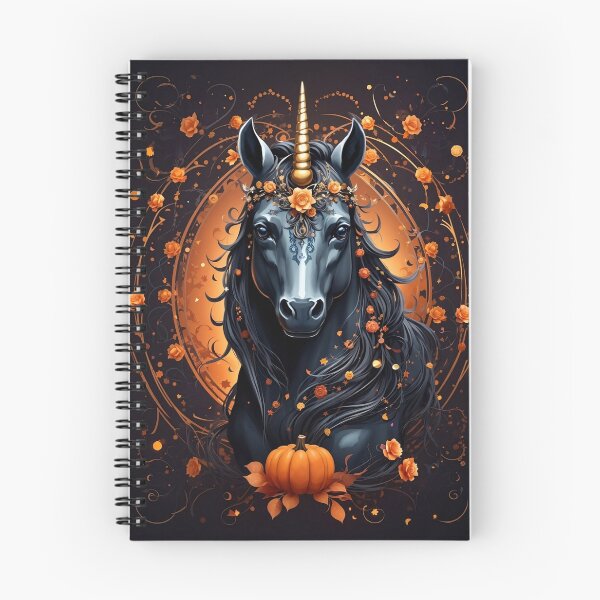 Item preview, Halloween Unicorn designed and sold by Oaknlane.