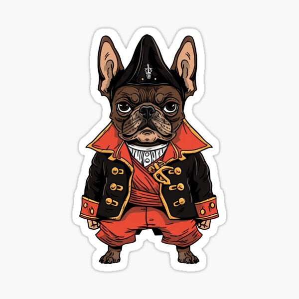 French bulldog hotsell pirate costume