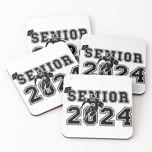 Item preview,  Retro Senior 2024 Running Football player Student Gift Us Flag  designed and sold by HomeCoquette.