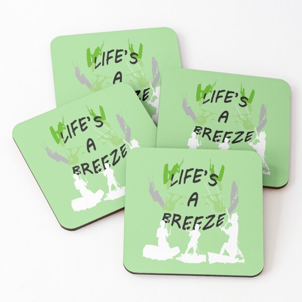 Item preview, Lifes A Breeze Para kitesurfistas Juego de palabras casual para kitesurfistas 8 designed and sold by taiche.