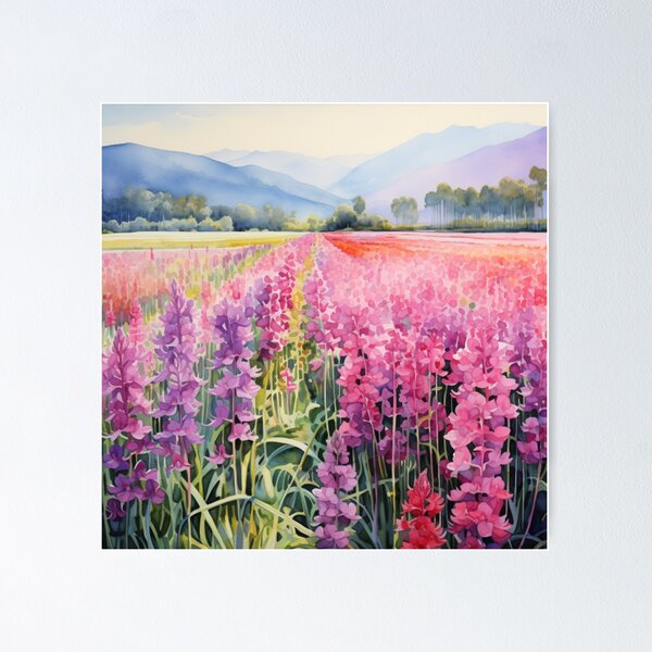 Item preview, Orchid Elegance Watercolor Pattern designed and sold by PutsGroup.