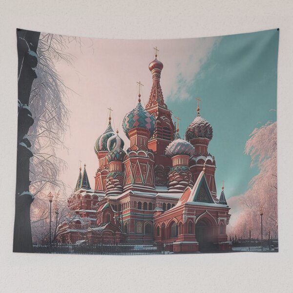 Item preview, Russia The Kremlin, church, watercolor designed and sold by Procerto.