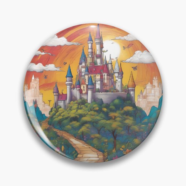 Item preview, Whimsical Fairy Tale Castle designed and sold by AbsoluteA.