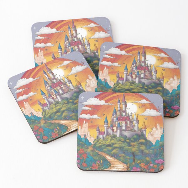 Item preview, Whimsical Fairy Tale Castle designed and sold by AbsoluteA.