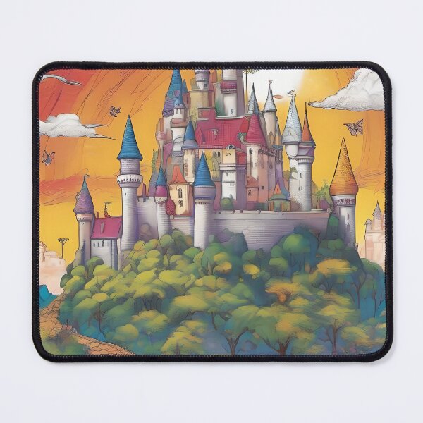 Item preview, Whimsical Fairy Tale Castle designed and sold by AbsoluteA.