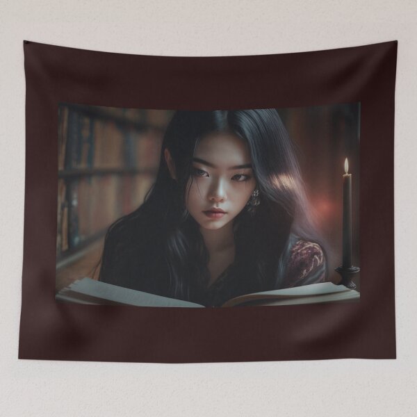 Item preview, Korean woman looking for answers designed and sold by Marie Colençon.