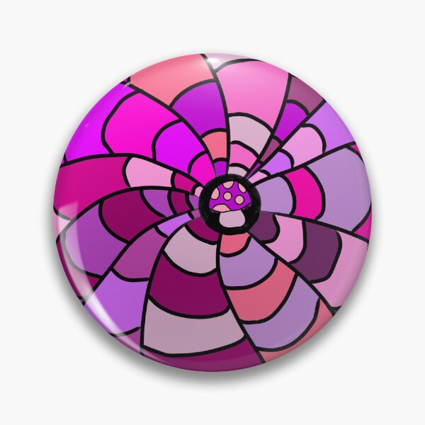 Item preview, Hypnotic mushroom pink designed and sold by LexSmithDesign.
