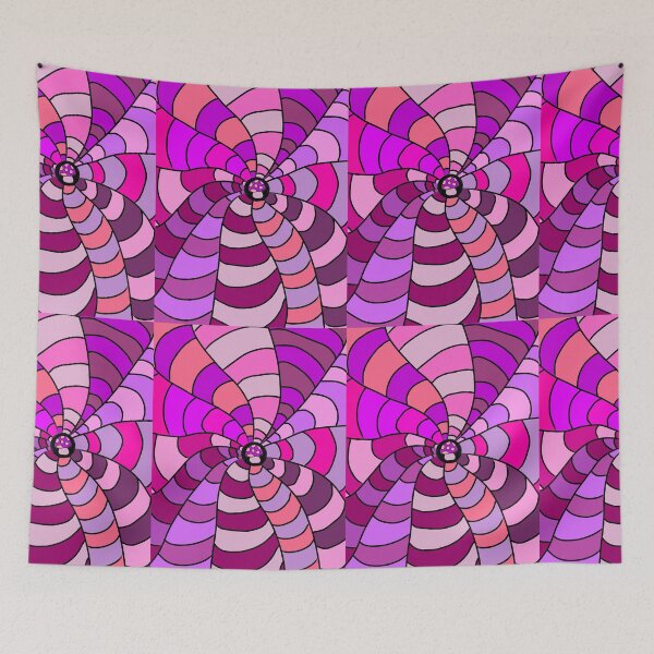 Item preview, Hypnotic mushroom pink designed and sold by LexSmithDesign.