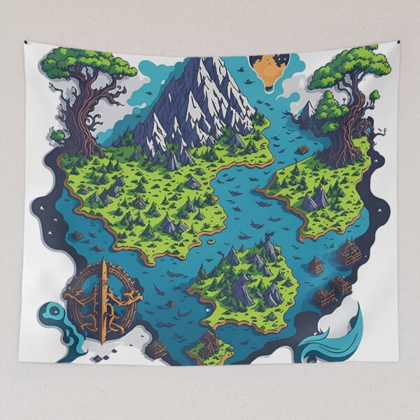 Item preview, fantasy map designed and sold by niaharry.