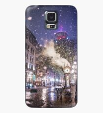 Gastown Vancouver Schnee Hülle & Klebefolie für Samsung Galaxy