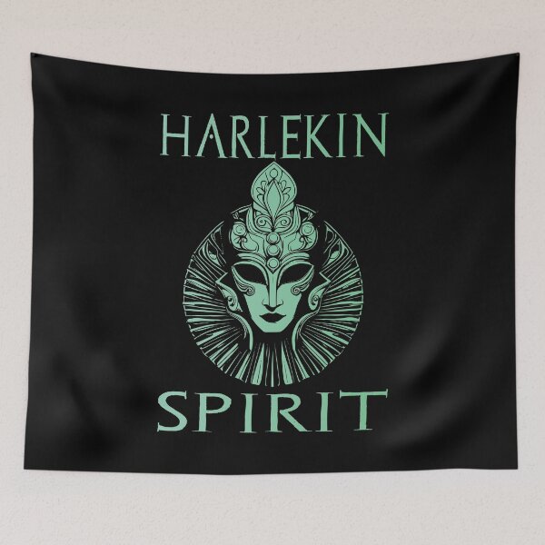Item preview, Harlequin Spirit - Aquamarine designed and sold by Soulemotion.