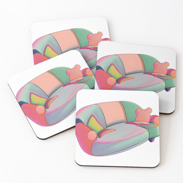 Item preview, Hidden Mickey on the Trippy Psychedelic Mouse Couch  designed and sold by The Art of dr.Ew.