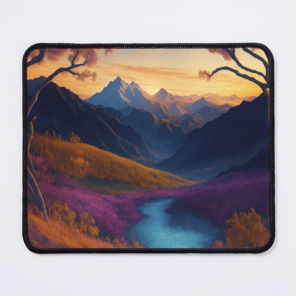 Item preview, Enchanted Denali: Quilled Paper Landscape Inspired by Van Gogh's Fantasy designed and sold by RedArtG09.