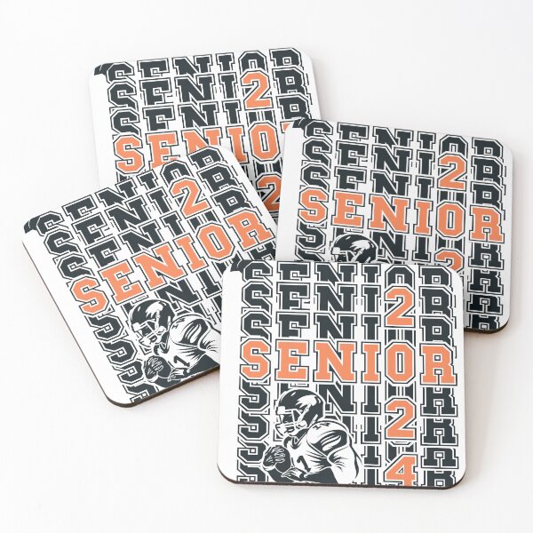 Item preview, Senior Football Player Grad Retro Sport Tipography 2024 Graduation  designed and sold by HomeCoquette.