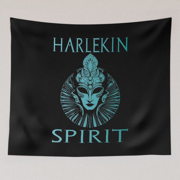 Item preview, Harlequin Spirit - Cyan designed and sold by Soulemotion.