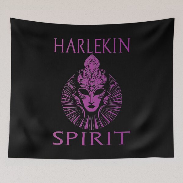Item preview, Harlequin Spirit - Fuchsia designed and sold by Soulemotion.