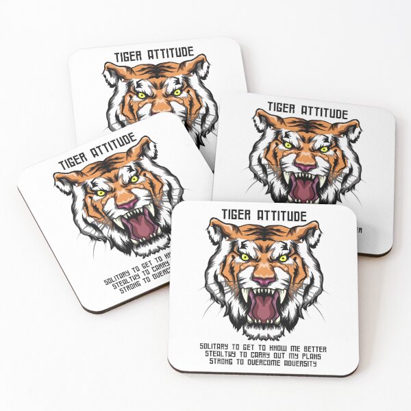 Item preview, Tiger attitude, solitary, stealthy, strong 6 designed and sold by Betuzo.