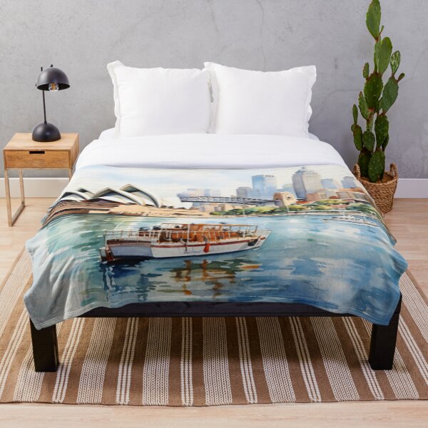 Item preview,  Sydney Australia watercolor pattern #1 designed and sold by PutsGroup.