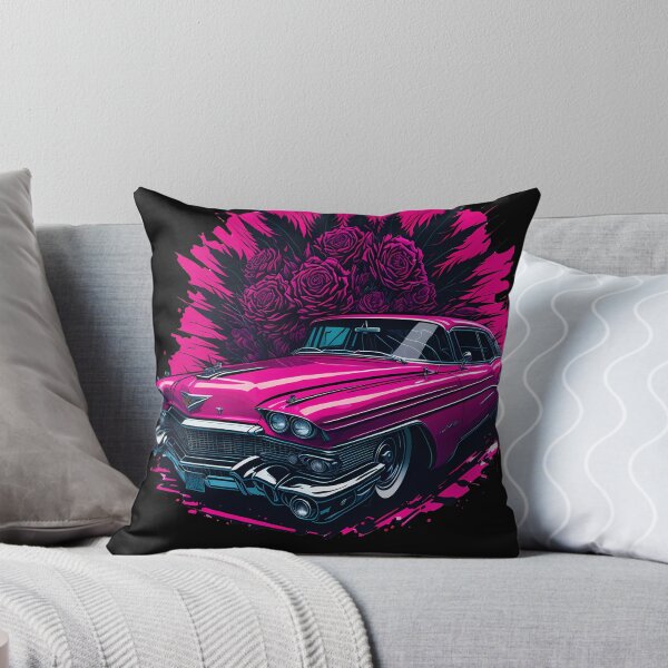 Aperçu de l'œuvre Cadillac rose créée et vendue par TaevasDesign.