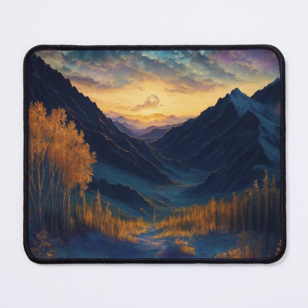 Item preview, Ethereal Filigree: Paper Art Fantasy of Denali National Park at Sunse designed and sold by RedArtG09.