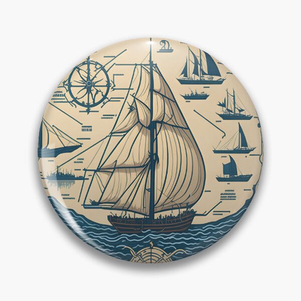 Item preview, Nautical Chart Map designed and sold by niaharry.