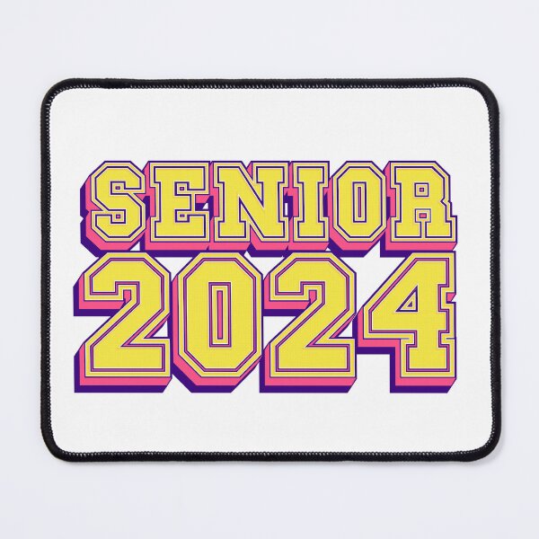 Item preview, Vintage tipography Senior 2024 designed and sold by HomeCoquette.