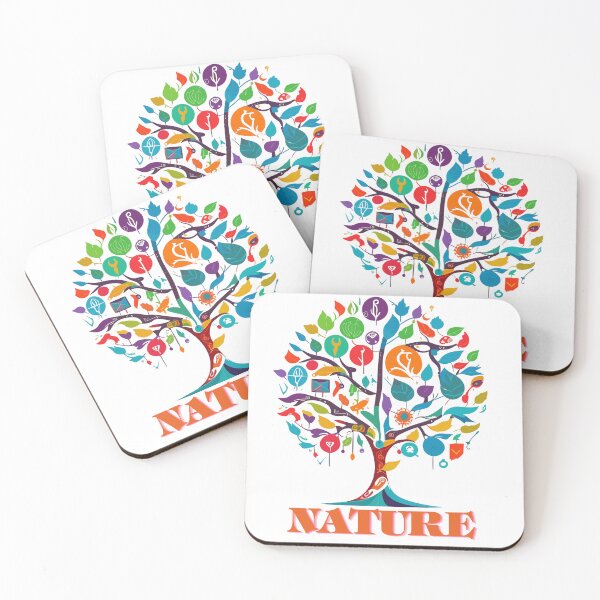 Item preview, Nature colorful trees designed and sold by deviatepolo.