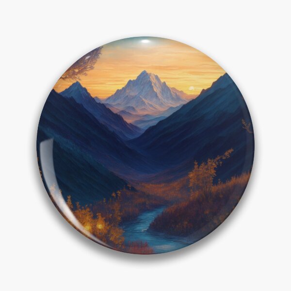 Item preview, Van Gogh's Vision: Hyperdetailed Quilled Landscape of Denali's Magic designed and sold by RedArtG09.