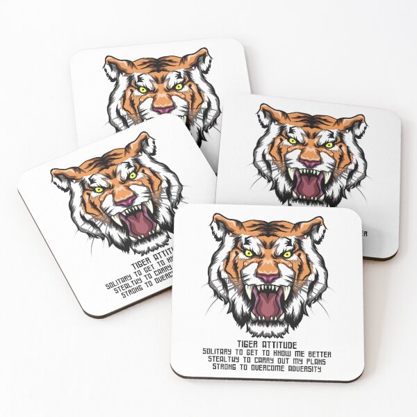 Item preview, Tiger attitude, solitary, stealthy, strong 8 designed and sold by Betuzo.