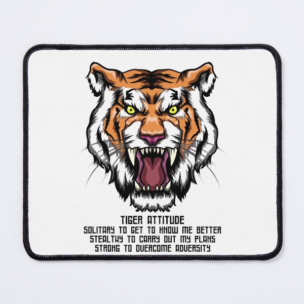 Item preview, Tiger attitude, solitary, stealthy, strong 8 designed and sold by Betuzo.