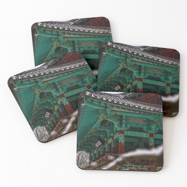 Item preview, Snowy Gongsanseong Pavilion designed and sold by natejordanphoto.