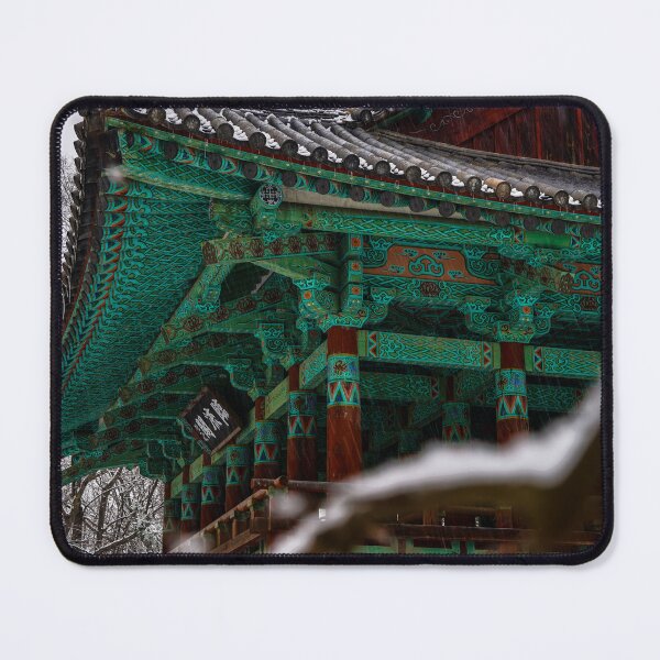 Item preview, Snowy Gongsanseong Pavilion designed and sold by natejordanphoto.